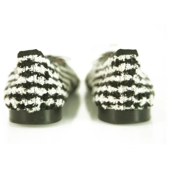 CHANEL Black and White Tweed Loafers ballerina flats NO OFFERS!!! - Picture 3 of 8